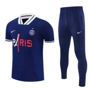 PSG 2026/27 Royal Blue Short Sleeve Pants Suit - Front View PSG 2026/27 Royal Blue Short Sleeve Pants Suit - Front View | KFCOOL