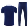 PSG 2026/27 Royal Blue Short Sleeve Pants Suit - Back View | KFCOOL