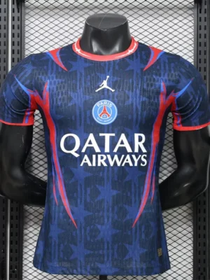 PSG 2026/27 Blue Black Special Edition Training Shirt Player Version - Front View | KFCOOL