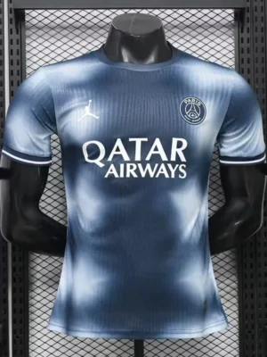 PSG 2026/27 Grey Blue Special Edition Training Shirt Player Version - Front View | KFCOOL