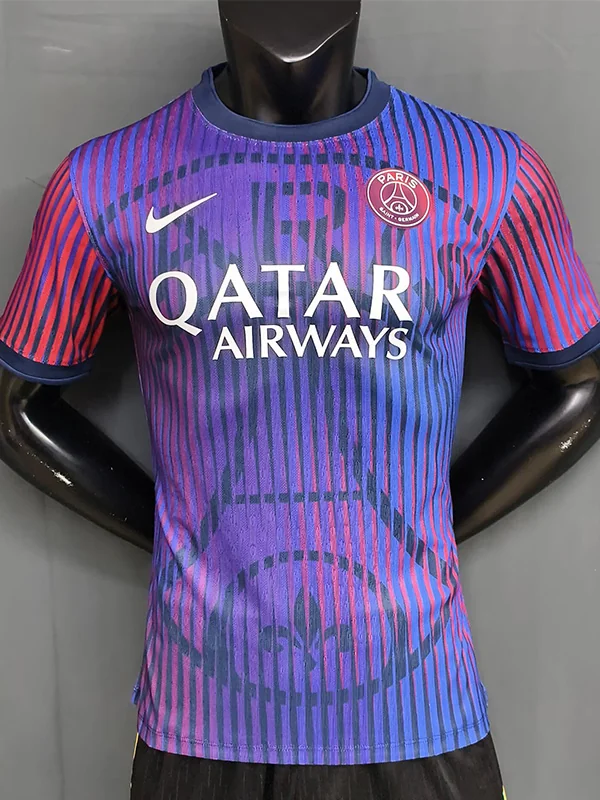PSG 2026/27 Purple Blue Training Shirt Player Version - Front View PSG 2026/27 Purple Blue Training Shirt Player Version - Front View | KFCOOL