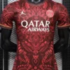 PSG 2026/27 Brown Red Special Edition Training Shirt Player Version - Front View PSG 2026/27 Brown Red Special Edition Training Shirt Player Version - Front View | KFCOOL