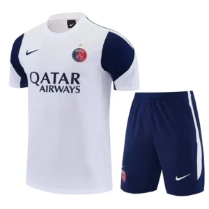 PSG 2026/27 White Training Short Suit - Front View PSG 2026/27 White Training Short Suit - Front View | KFCOOL