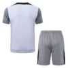 PSG 2026/27 White Grey Training Short Suit - Back View PSG 2026/27 White Grey Training Short Suit - Back View | KFCOOL