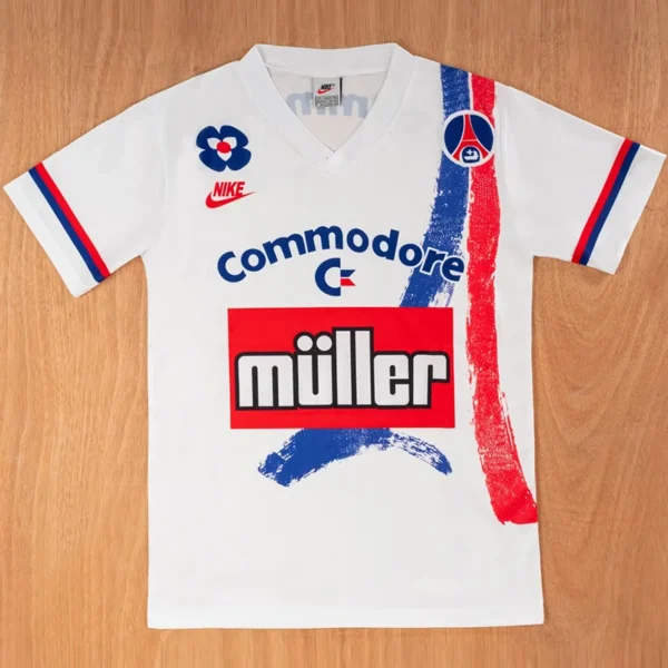 PSG 1991/92 Retro Jersey Fan Version - Front View | KFCOOL