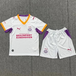 PSV Eindhoven 2026/27 Away Kids Kit Fan Version - Front View | KFCOOL