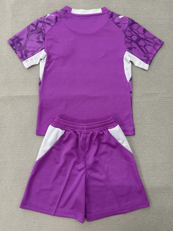PSV Eindhoven 2026/27 Goalkeeper Purple Kids Kit Fan Version - Back View | KFCOOL