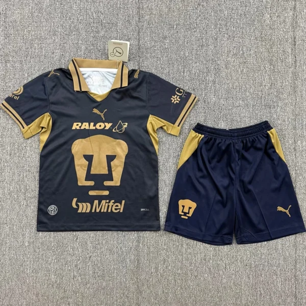 Pumas UNAM 2026/27 Away Kids Kit Fan Version - Front View | KFCOOL