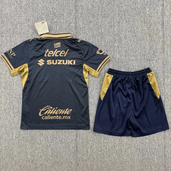 Pumas UNAM 2026/27 Away Kids Kit Fan Version - Back View | KFCOOL