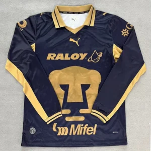Pumas UNAM 2026/27 Away Long Sleeve Jersey Fan Version - Front View | KFCOOL