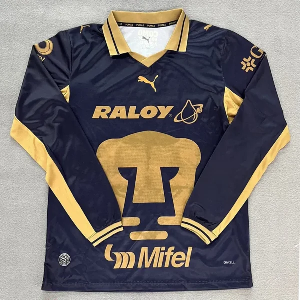 Pumas UNAM 2026/27 Away Long Sleeve Jersey Fan Version - Front View | KFCOOL