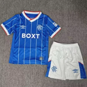 Rangers 2026/27 Home Kids Kit Fan Version - Front View | KFCOOL