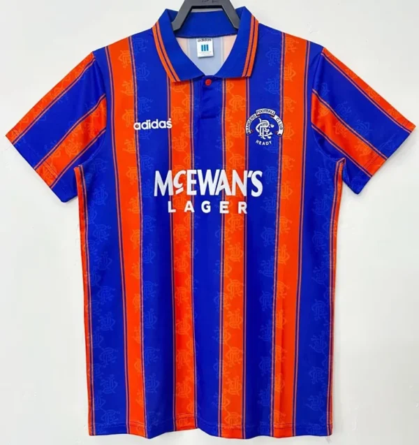 Rangers 1993/94 Retro Away Jersey Fan Version - Front View | KFCOOL