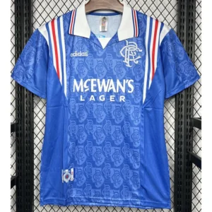 Rangers 1996/97 Retro Home Jersey Fan Version - Front View | KFCOOL
