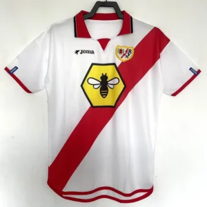 Rayo Vallecano 2001/02 Retro Home Jersey Fan Version - Front View Rayo Vallecano 2001/02 Retro Home Jersey Fan Version - Front View | KFCOOL