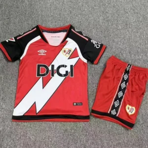 Rayo Vallecano 2026/27 Away Kids Kit Fan Version - Front View | KFCOOL