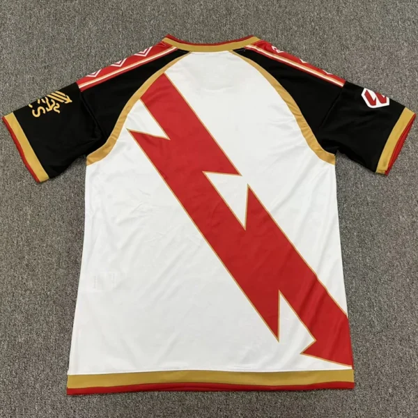 Rayo Vallecano 2026/27 Home Jersey Fan Version - Back View | KFCOOL