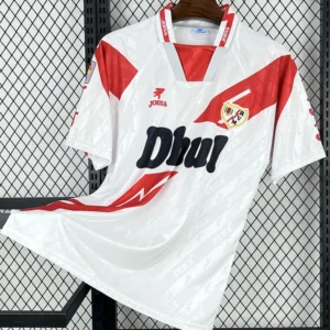 Rayo Vallecano 1994/95 Retro Home Jersey Fan Version - Front View | KFCOOL