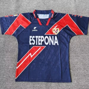 Rayo Vallecano 1995/96 Retro Away Jersey Fan Version - Front View | KFCOOL