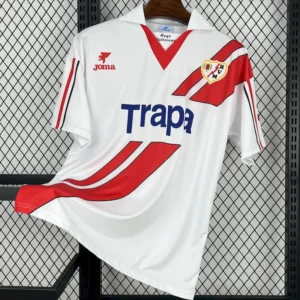 Rayo Vallecano 1997/98 Retro Home Jersey Fan Version - Front View | KFCOOL