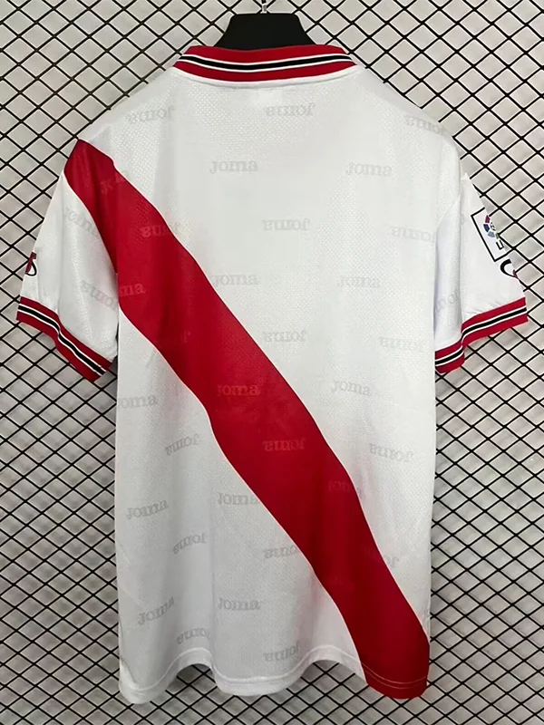 Rayo Vallecano 1999/00 Retro Home Jersey Fan Version - Back View | KFCOOL