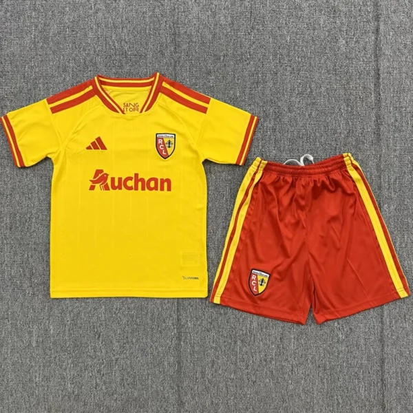 Lens 2026/27 Home Kids Kit Fan Version - Front View - KFCool – Football Jerseys & Soccer Kits Store Lens 2026/27 Home Kids Kit Fan Version - Front View | KFCOOL