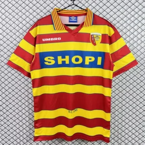 Lens 1996/97 Retro Home Jersey Fan Version - Front View | KFCOOL