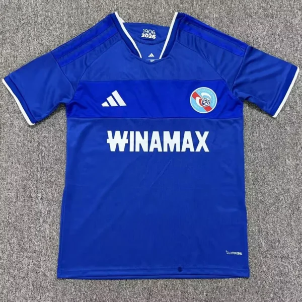 Strasbourg 2026/27 Home Jersey Fan Version - Front View Strasbourg 2026/27 Home Jersey Fan Version - Front View | KFCOOL