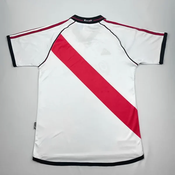 River Plate 2000/01 Retro Home Jersey Fan Version - Back View | KFCOOL