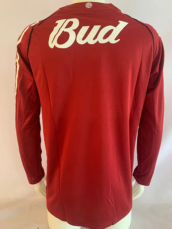 River Plate 2005/06 Retro Away Long Sleeve Jersey Fan Version - Back View | KFCOOL