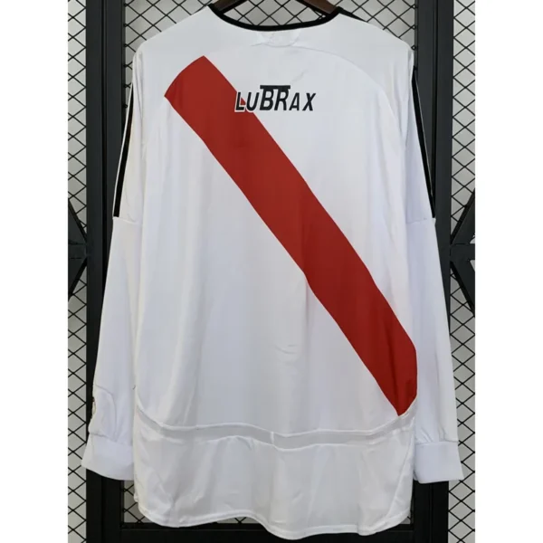 River Plate 2006/07 Retro Home Long Sleeve Jersey Fan Version - Back View River Plate 2006/07 Retro Home Long Sleeve Jersey Fan Version - Back View | KFCOOL