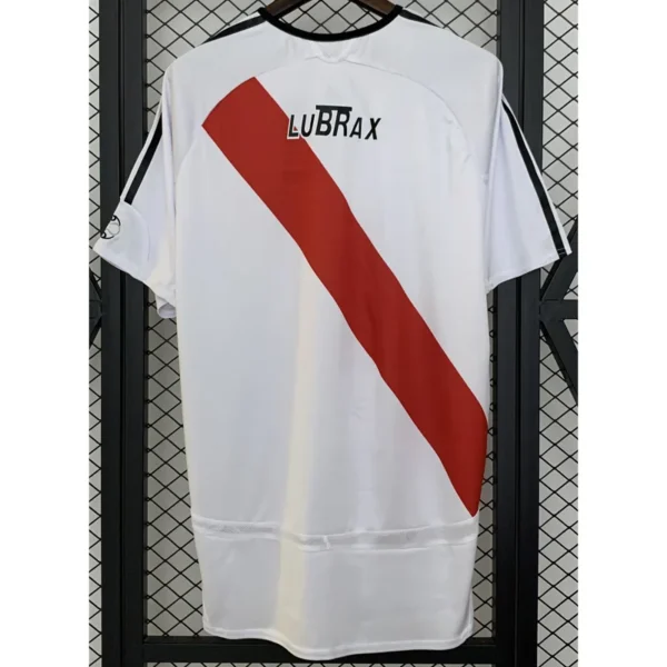 River Plate 2006/07 Retro Home Jersey Fan Version - Back View | KFCOOL