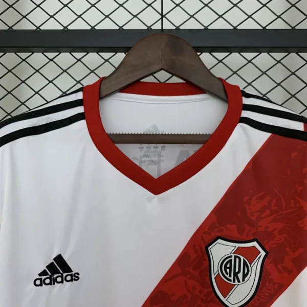 River Plate 2013/14 Retro Home Long Sleeve Jersey Fan Version - Detail View 3 | KFCOOL
