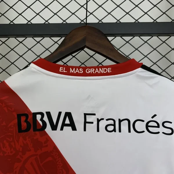 River Plate 2013/14 Retro Home Long Sleeve Jersey Fan Version - Detail View 4 | KFCOOL