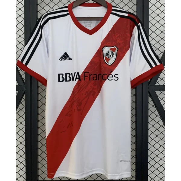 River Plate 2013/14 Retro Home Jersey Fan Version - Front View River Plate 2013/14 Retro Home Jersey Fan Version - Front View | KFCOOL