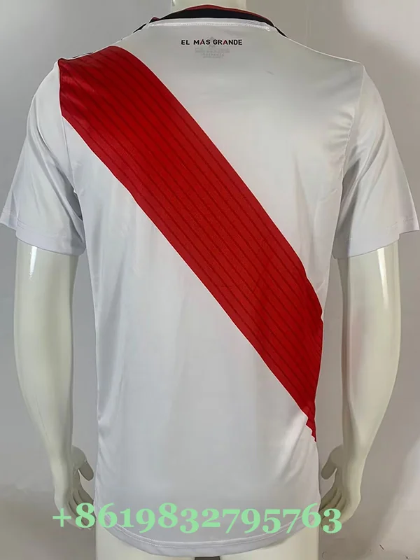 River Plate 2018/19 Home Jersey Fan Version - Back View | KFCOOL