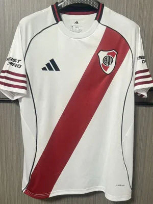 River Plate 2025/26 Home Jersey Fan Version - Front View River Plate 2025/26 Home Jersey Fan Version - Front View | KFCOOL