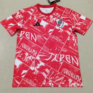 River Plate 2025/26 Red Training Shirt - Front View | KFCOOL
