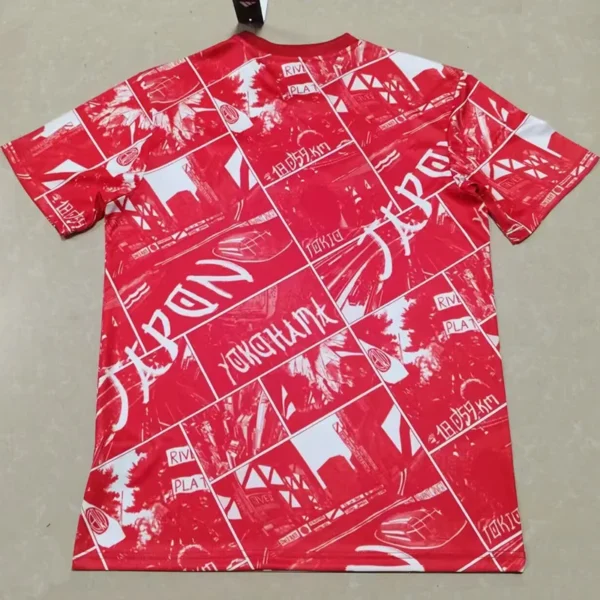 River Plate 2025/26 Red Training Shirt - Back View | KFCOOL