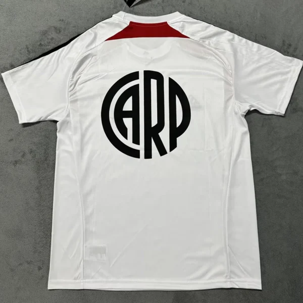 River Plate 2025/26 White Training Shirt - Back View | KFCOOL
