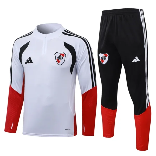 River Plate 2026/27 Half Pull Tracksuit - Front View River Plate 2026/27 Half Pull Tracksuit - Front View | KFCOOL