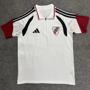 River Plate 2026/27 White Polo Shirt - Front View | KFCOOL