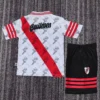 River Plate 1996/97 Retro Home Kids Kit Fan Version - Back View | KFCOOL
