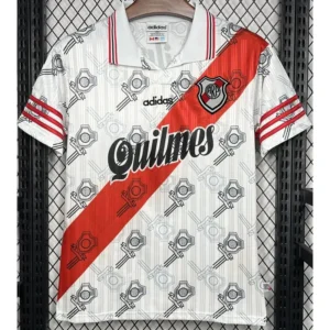 River Plate 1996/97 Retro Home Jersey Fan Version - Front View River Plate 1996/97 Retro Home Jersey Fan Version - Front View | KFCOOL