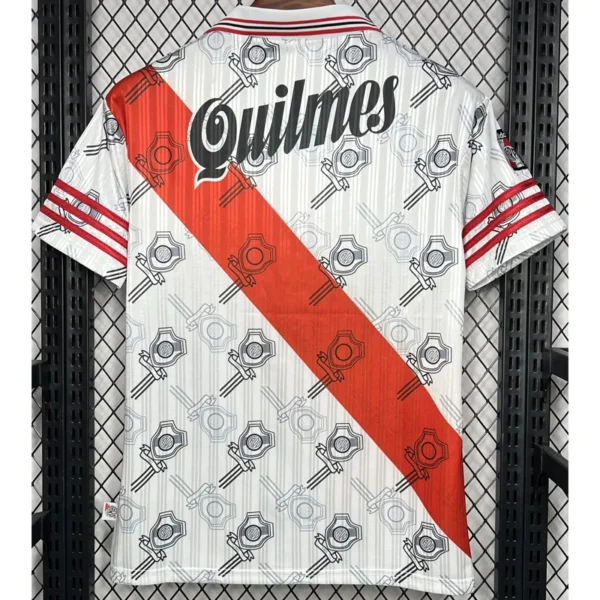 River Plate 1996/97 Retro Home Jersey Fan Version - Back View | KFCOOL