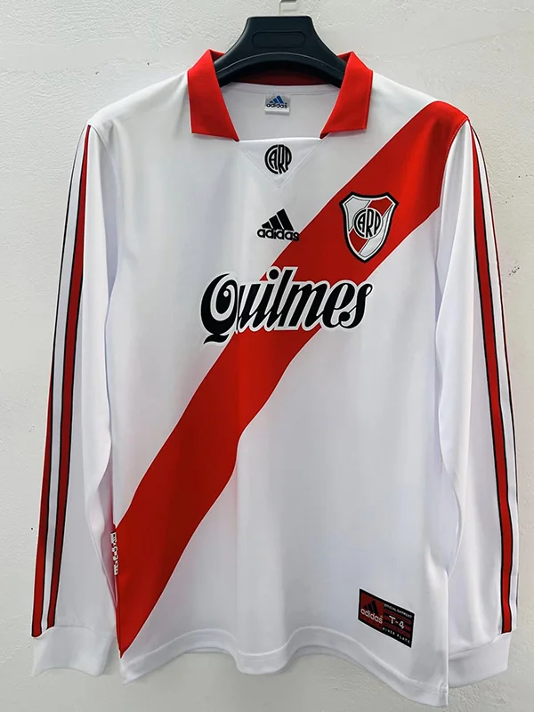 River Plate 1998/99 Retro Home Long Sleeve Jersey Fan Version - Front View River Plate 1998/99 Retro Home Long Sleeve Jersey Fan Version - Front View | KFCOOL