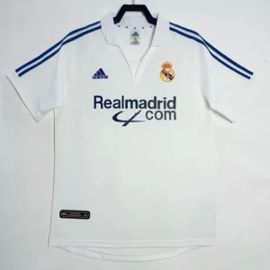 Real Madrid 2001/02 Retro Home Jersey Fan Version - Front View Real Madrid 2001/02 Retro Home Jersey Fan Version - Front View | KFCOOL