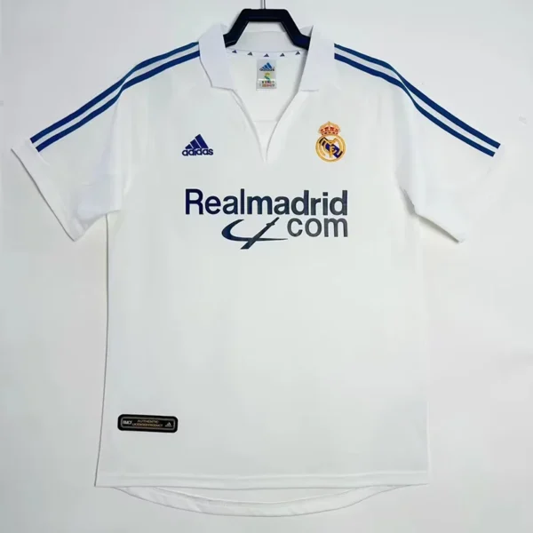 Real Madrid 2001/02 Retro Home Jersey Fan Version - Front View | KFCOOL