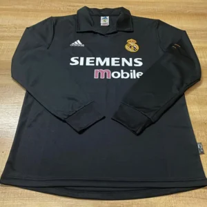 Real Madrid 2002/03 Retro Away Long Sleeve Jersey Fan Version - Front View | KFCOOL