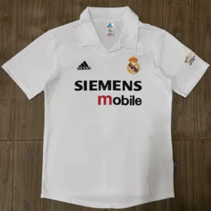 Real Madrid 2002/03 Retro Home Jersey Fan Version - Front View Real Madrid 2002/03 Retro Home Jersey Fan Version - Front View | KFCOOL